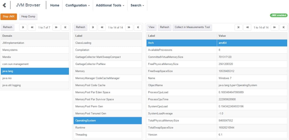 Java Lang OperatingSystem Arch amd64 