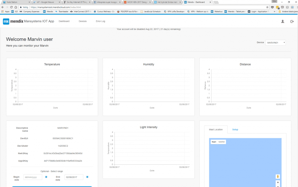 marvin dashboard