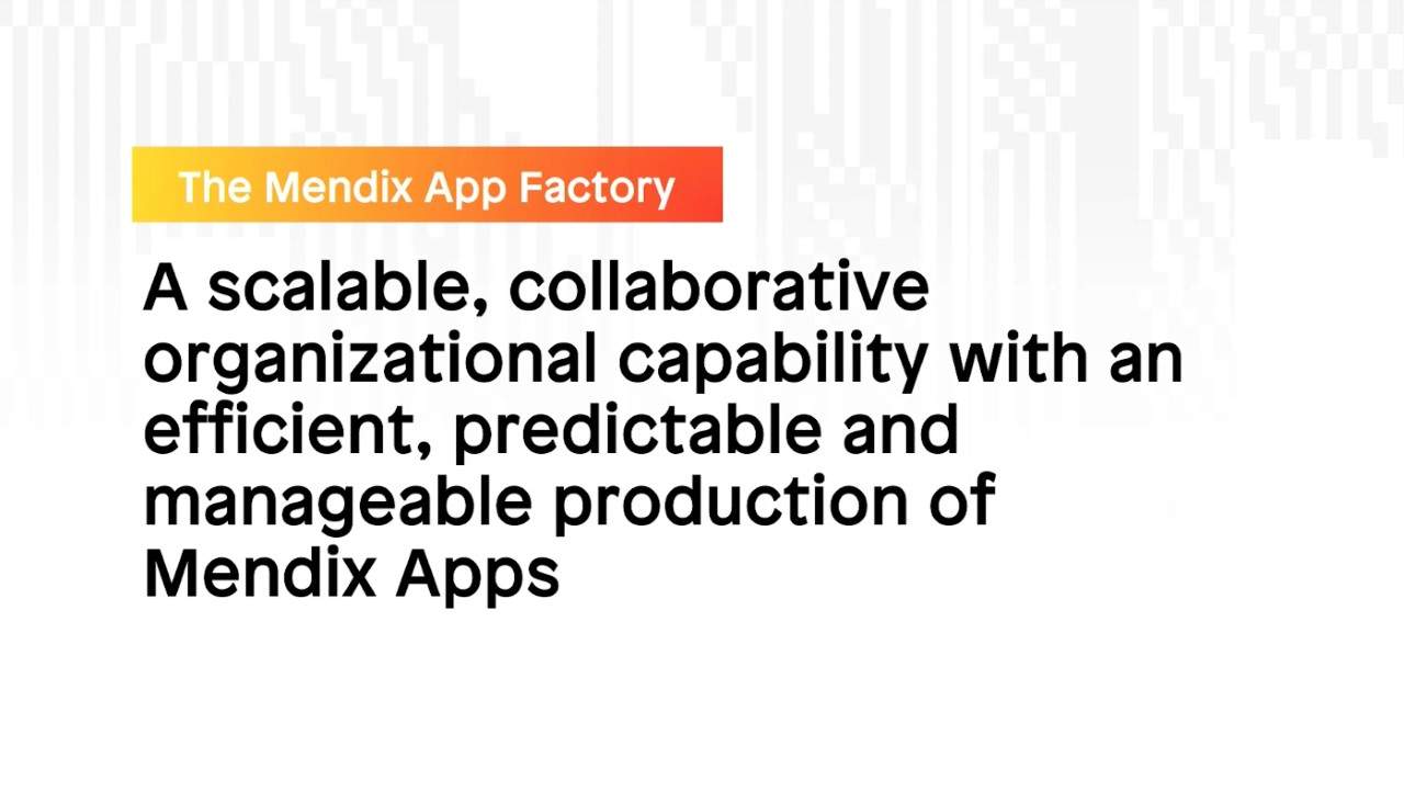 The-Mendix-App-Factory